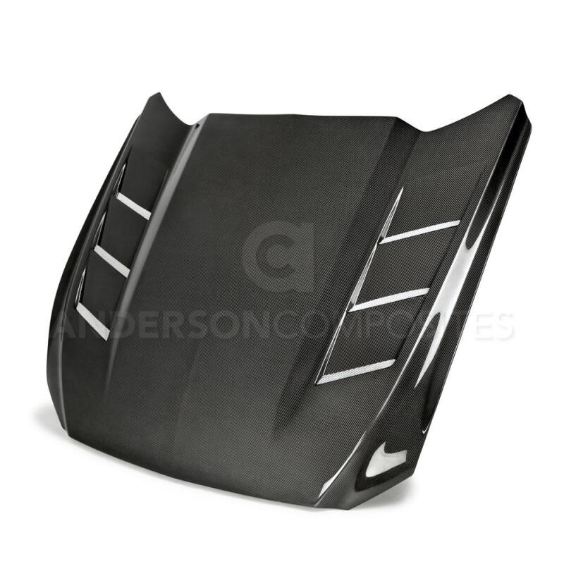 Ford Mustang Hood - Anderson Composites - Heat Extractor Double Sided - `15-`17 Ford Mustang Hood - Anderson Composites - Heat Extractor Double Sided - `15-`17